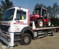 Transport Wózków Widłowych Maszyn Koparek Poznan