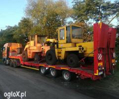 Transport wózków widłowych maszyn koparek Poznan